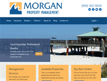Tablet Screenshot of morganpm.com